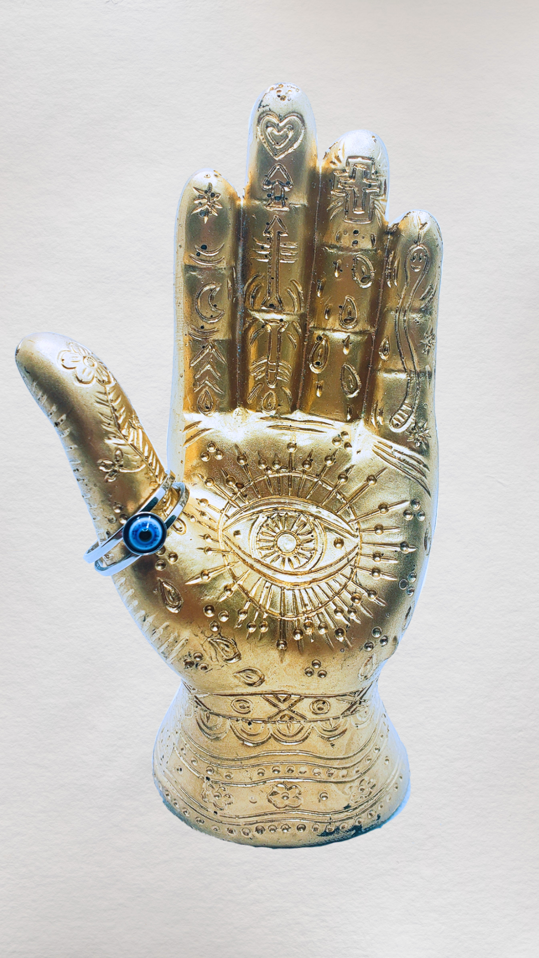 Silver Stainless Steel Parallels Ring